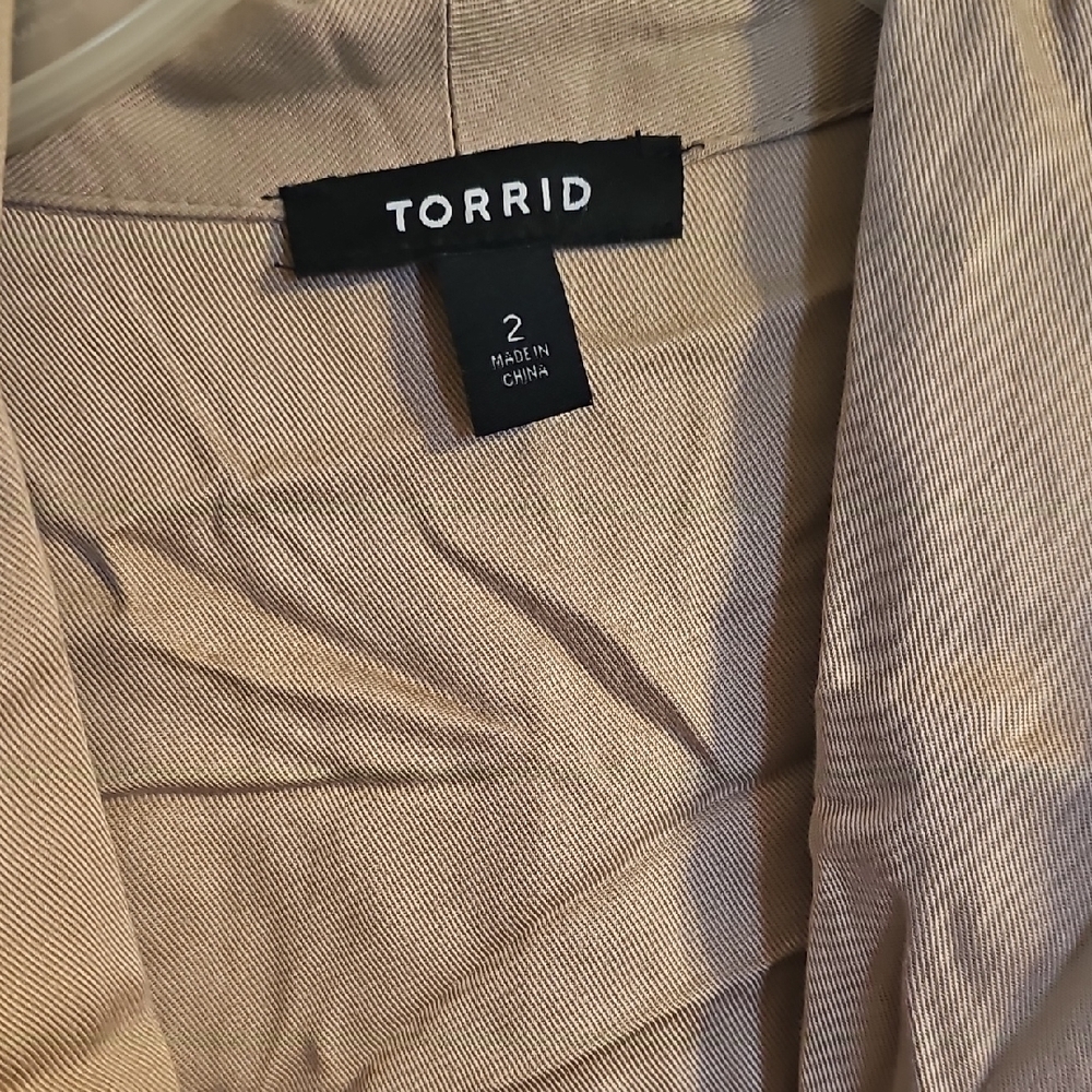 Torrid Light Tan Utility Jacket - Picture 2 of 3